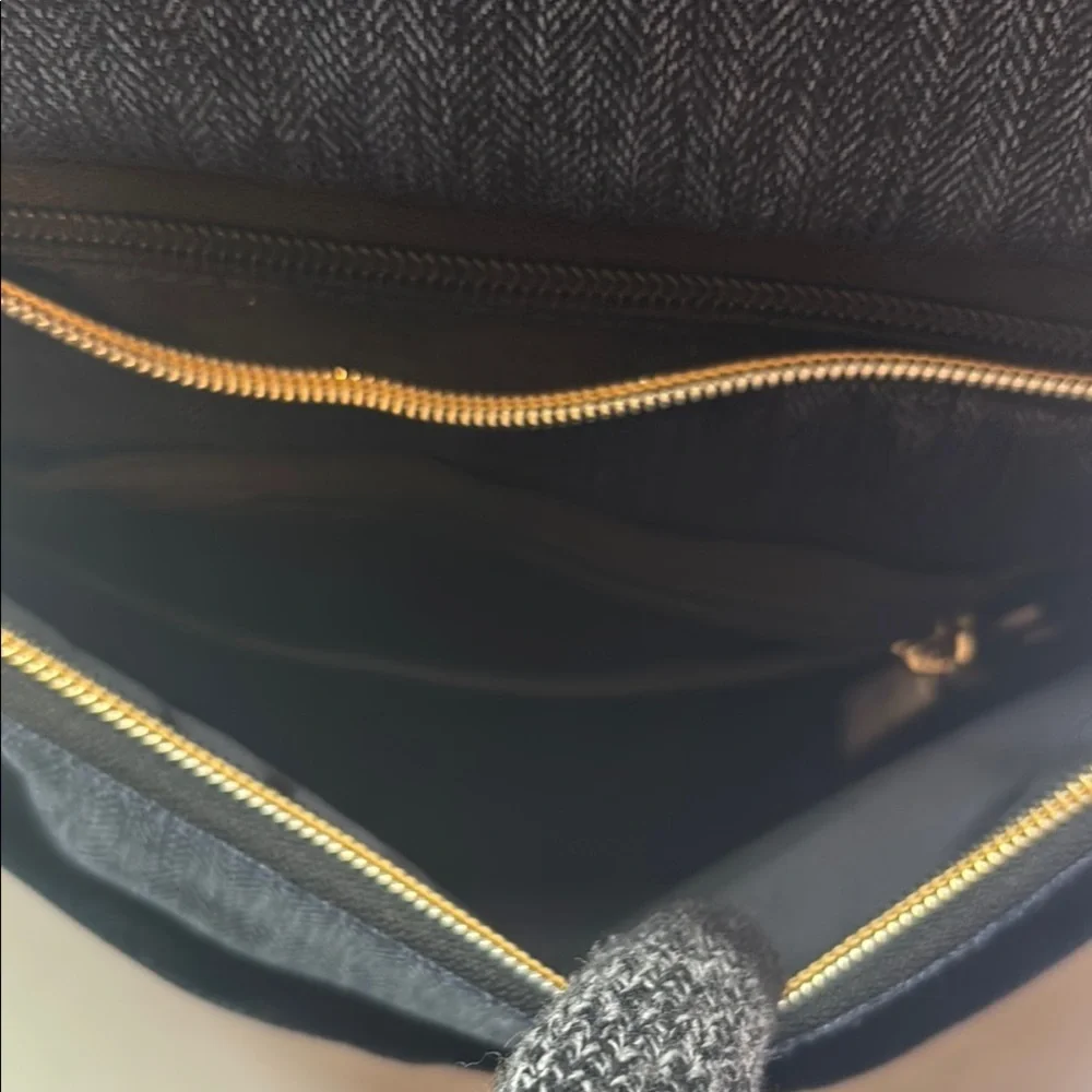 Lublu Denim Diaper Bag Blue EUC